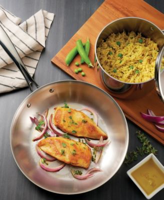 TriPly Clad Stainless Steel Glass Lid 8 Pc Cookware Set