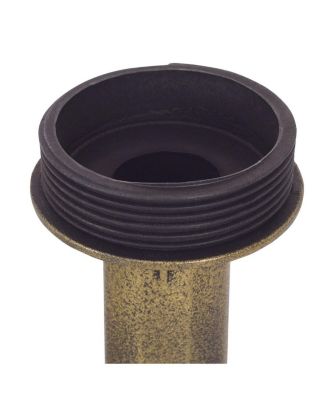 Antique Gold Freestanding Pedestal Bird Bath Feeder Outdoor Garden Yard Decor