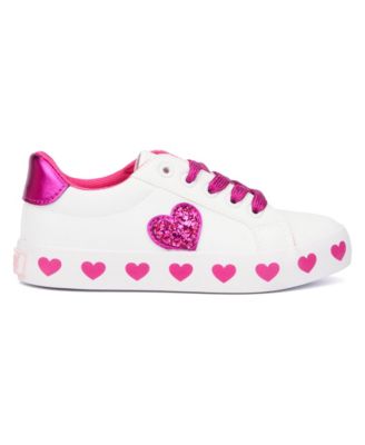 Little Girls Heart Outsole Low Top Sneaker