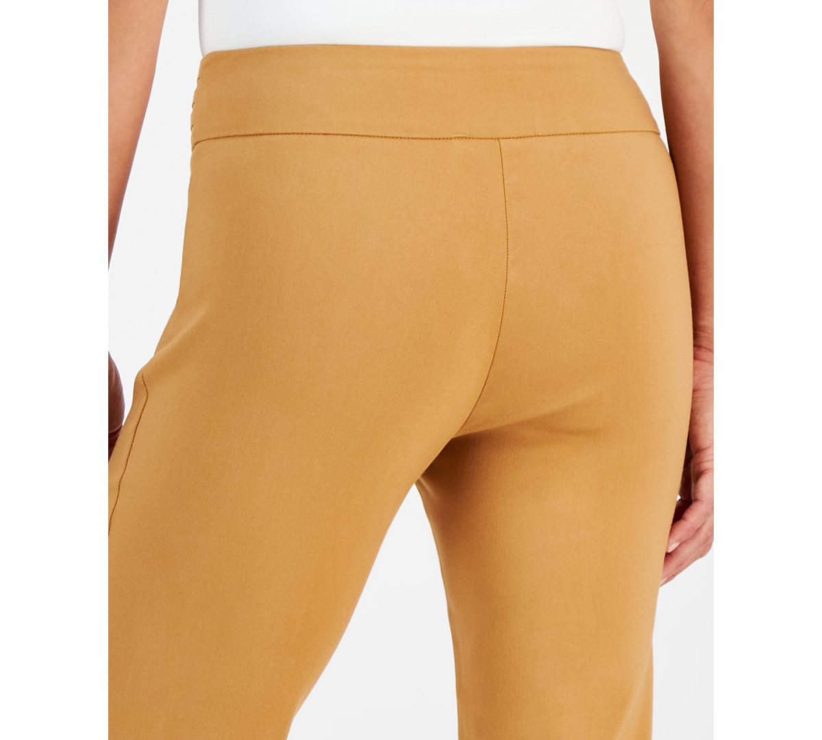 JM COLLECTION PETITE STUDDED-RIVET STRAIGHT-LEG PANTS, PETITE & PETITE SHORT, CREATED FOR MACY'S 