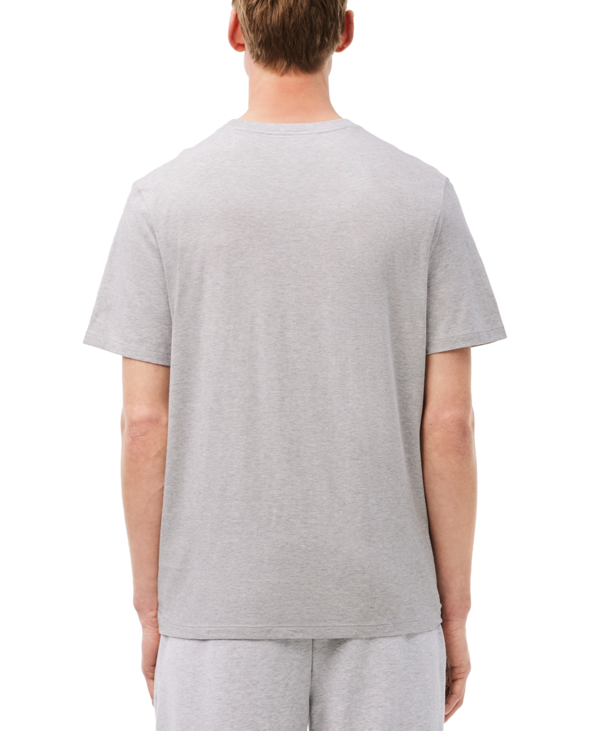 Lacoste Men's Cotton Short-Sleeve Crewneck Sleep T-Shirt -green