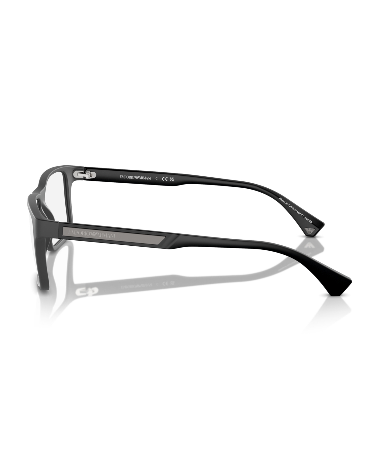 Emporio Armani Men's Eyeglasses, Ea3038 In Matte Dark Grey