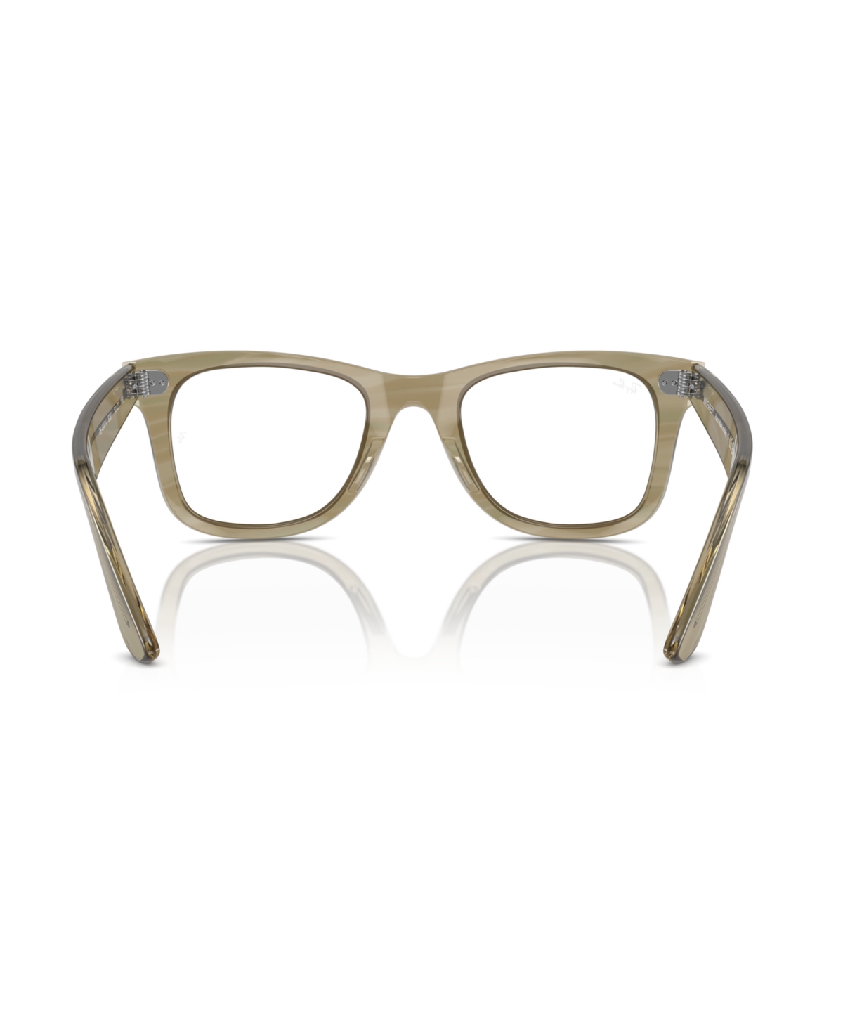 Shop Ray Ban Unisex Eyeglasses, Rb4340v In Photo Striped Light Blue