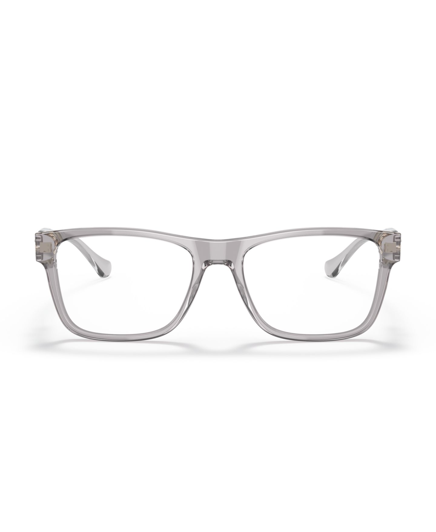 Мужские очки Versace Man Rectangle Plastic VE3303 Eyeglasses, цвет: Прозрачный серый, вариант 2 — фото 2