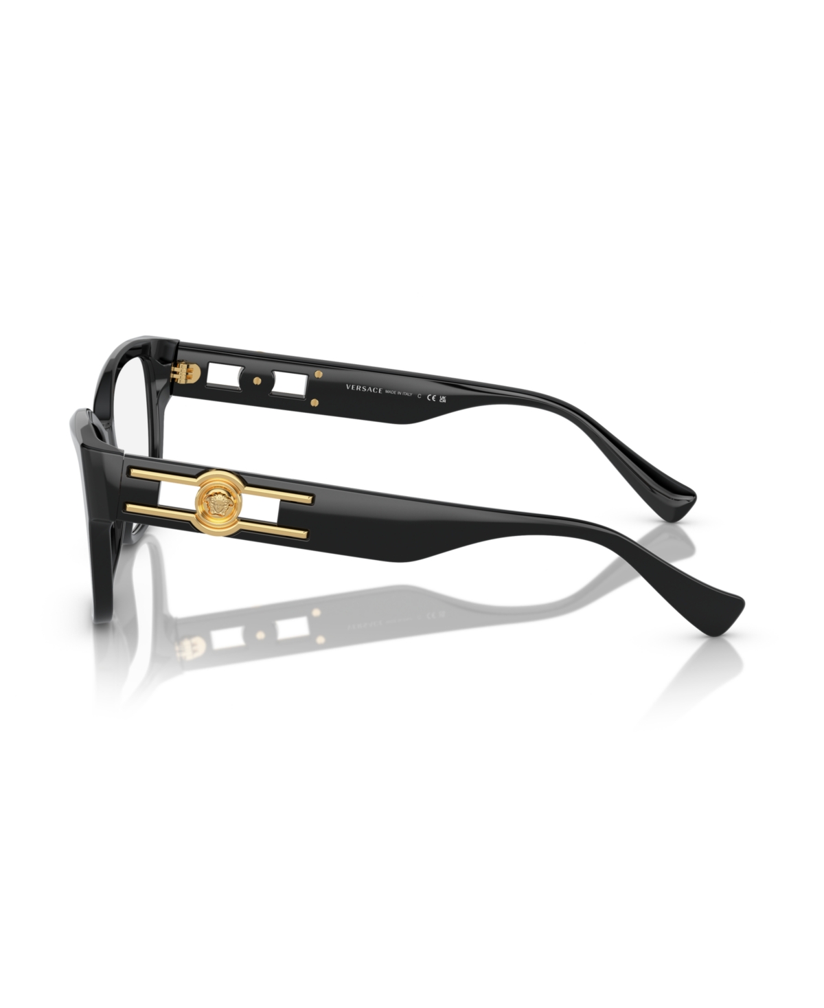 Versace Women's Eyeglasses, Ve3347 In Pink Transparent