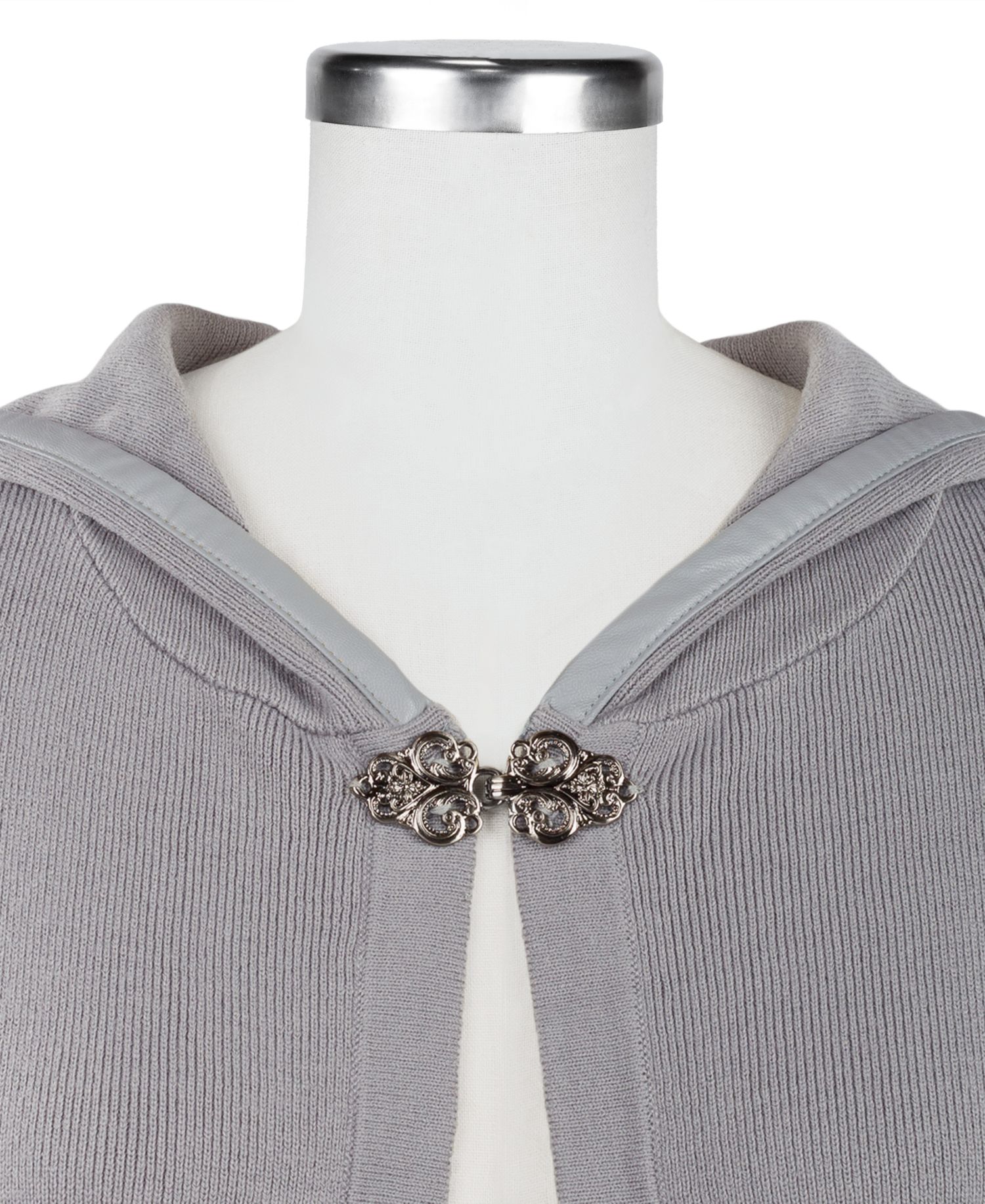 Women's Hooded Cape with Clasp