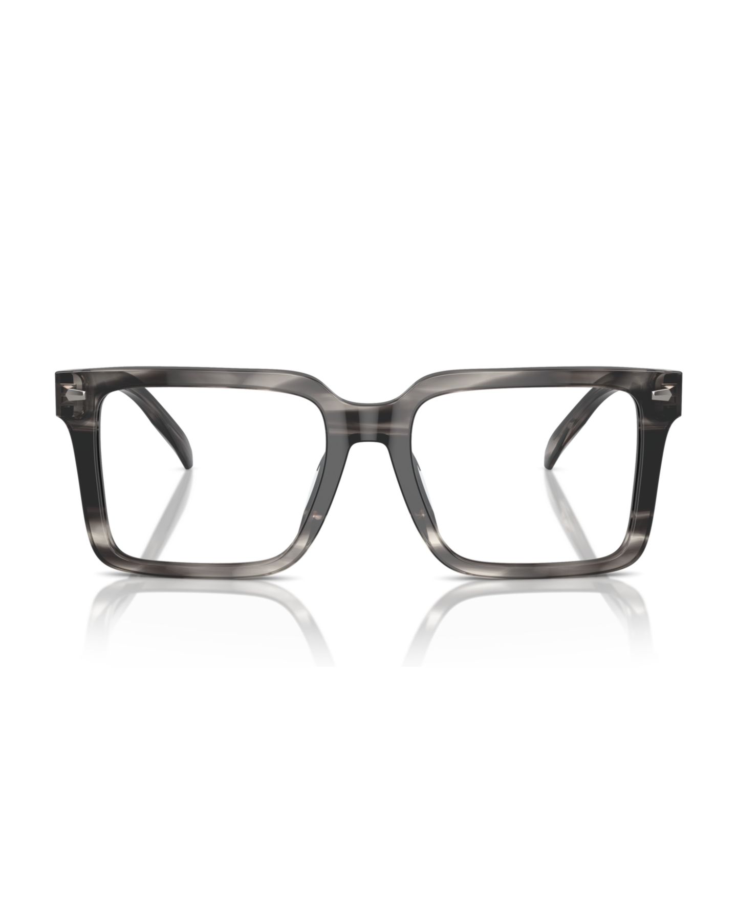 Мужские очки Michael Kors Man Square Plastic MK4121U Mosel Eyeglasses, цвет: Чёрный — фото 2