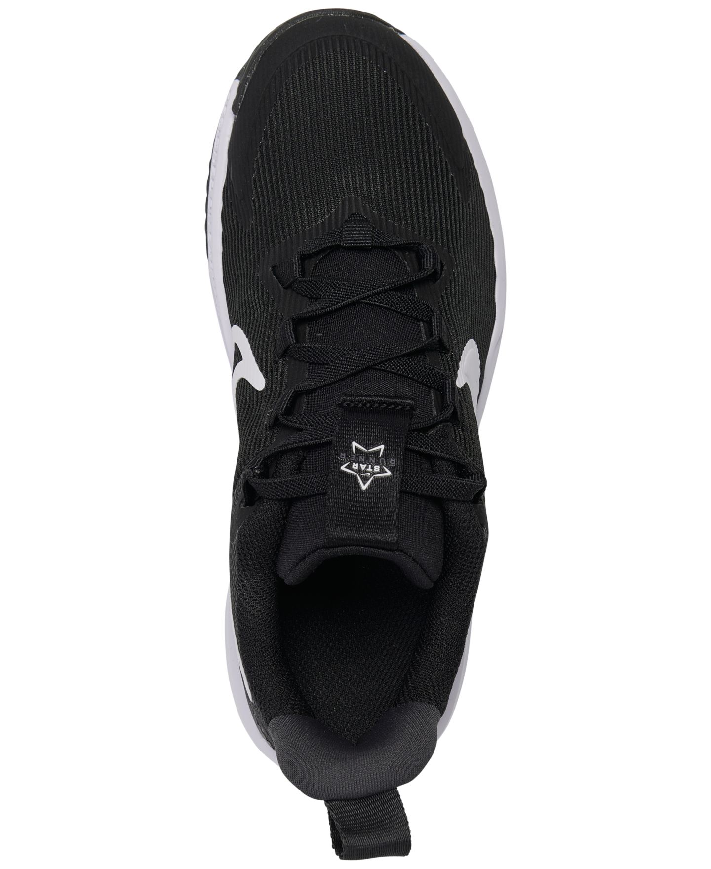 Кроссовки Nike Star Runner 4 Sneakers from Finish Line для мальчиков, цвет: Чёрный / Белый — фото 4