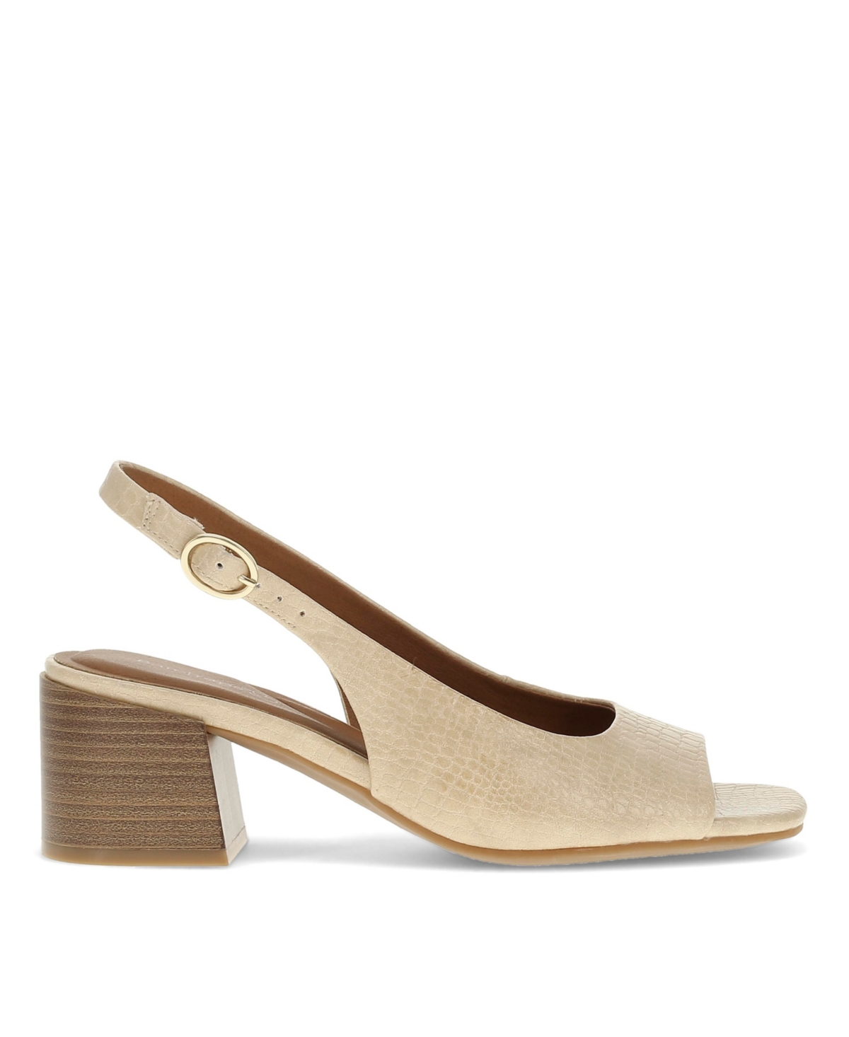 Shop Baretraps Women's Promise Peep Toe Slingback Pump In Buff