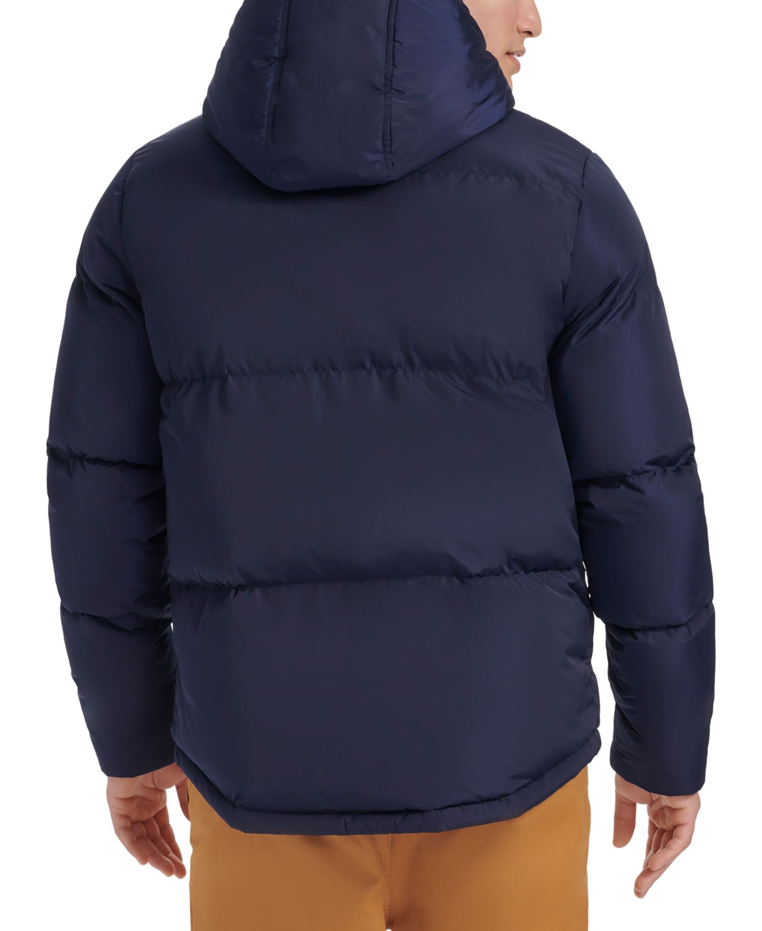 Men's Quilted Full-Zip Hooded Puffer Jacket