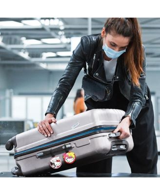 Hello Kitty Sanrio Luggage Tag and Friends Airplane, Hot Air Balloon, PVC Travel Tags Gifts - Set of 4