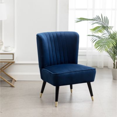 Streamdale Contemporary Velvet Upholstered Accent Chair