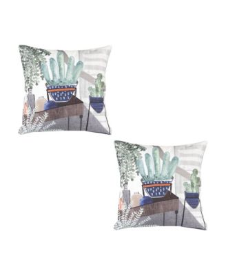Contemporary Decorative Throw Pillow to Elevate Your Living Area (Set of 2)