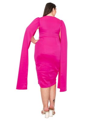 Plus Size Naomi Cape Dress