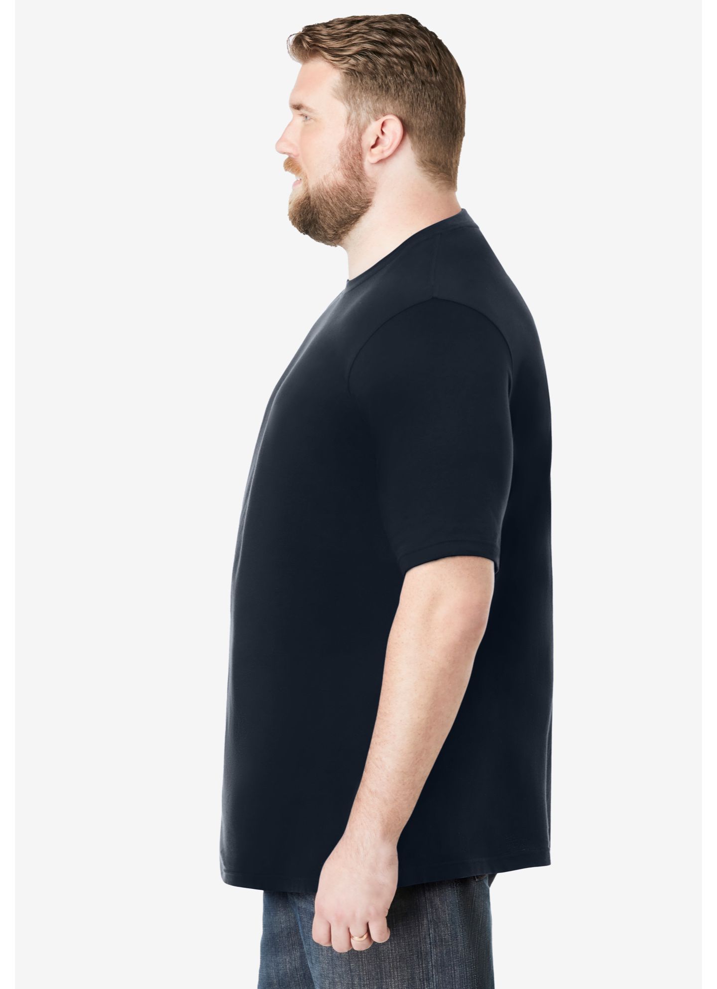 Мужская футболка Boulder Creek Heavy weight Jersey Crewneck, цвет: Чёрный — фото 3