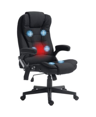 6 Point Vibrating Massage Office Chair with Lumbar Heat