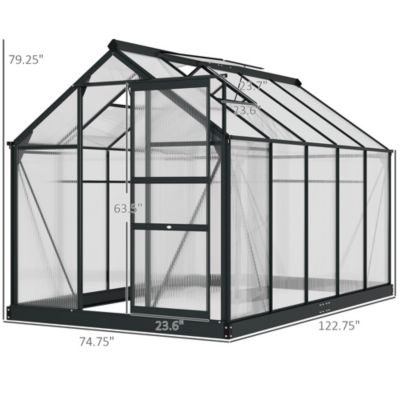 6' x 10' x 6.5' Large Polycarbonate Walk-in house,