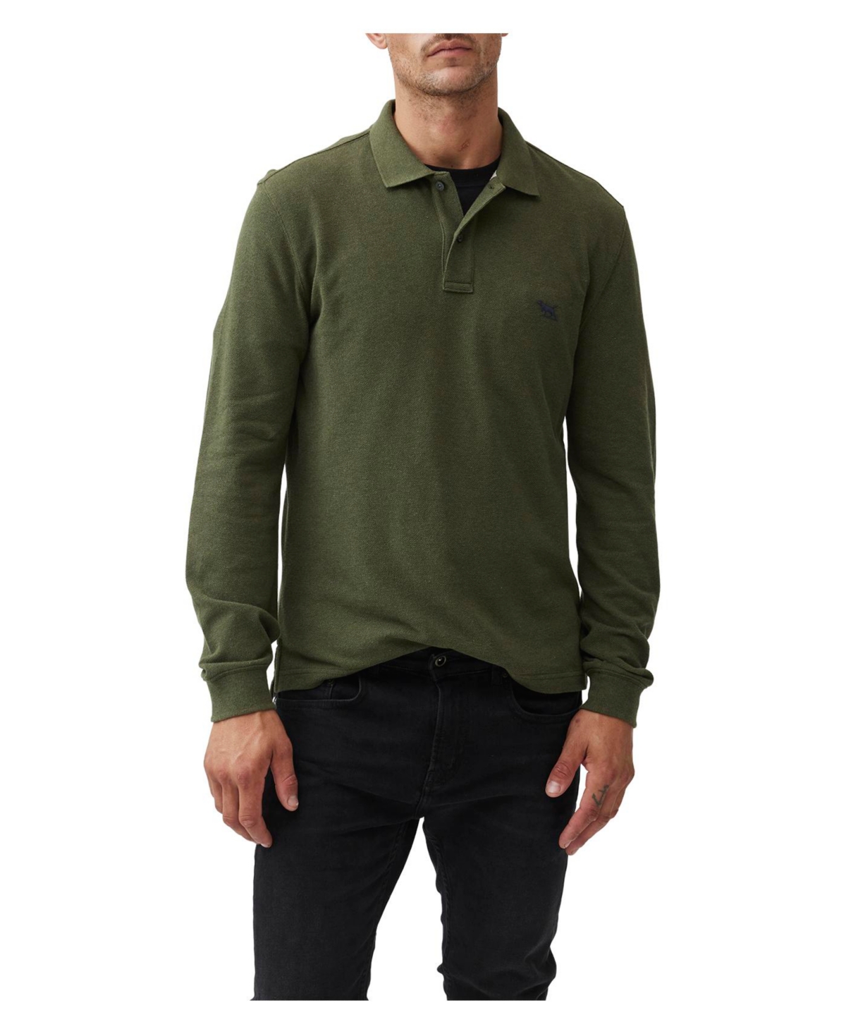 Rodd & Gunn Men's The Long Sleeve Slim Fit Polo Shirt