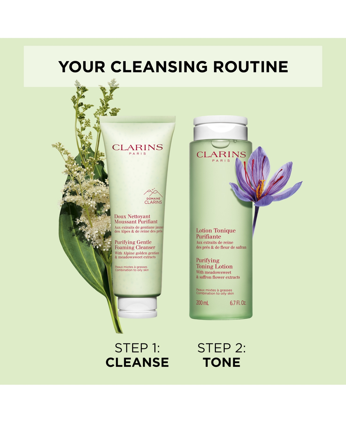 Clarins Purifying Gentle Foaming Cleanser With Salicylic Acid In No Color