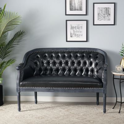 Luxurious Tufted Loveseat French Country Charm with Unmatched Comfort