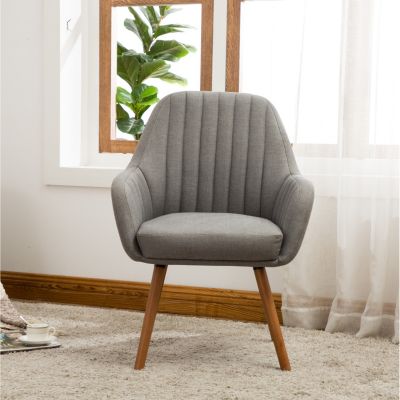 Contemporary Fabric Accent Chair