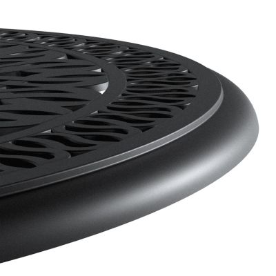 Streamdale 35" Cast Aluminum Patio Table with Umbrella Hole