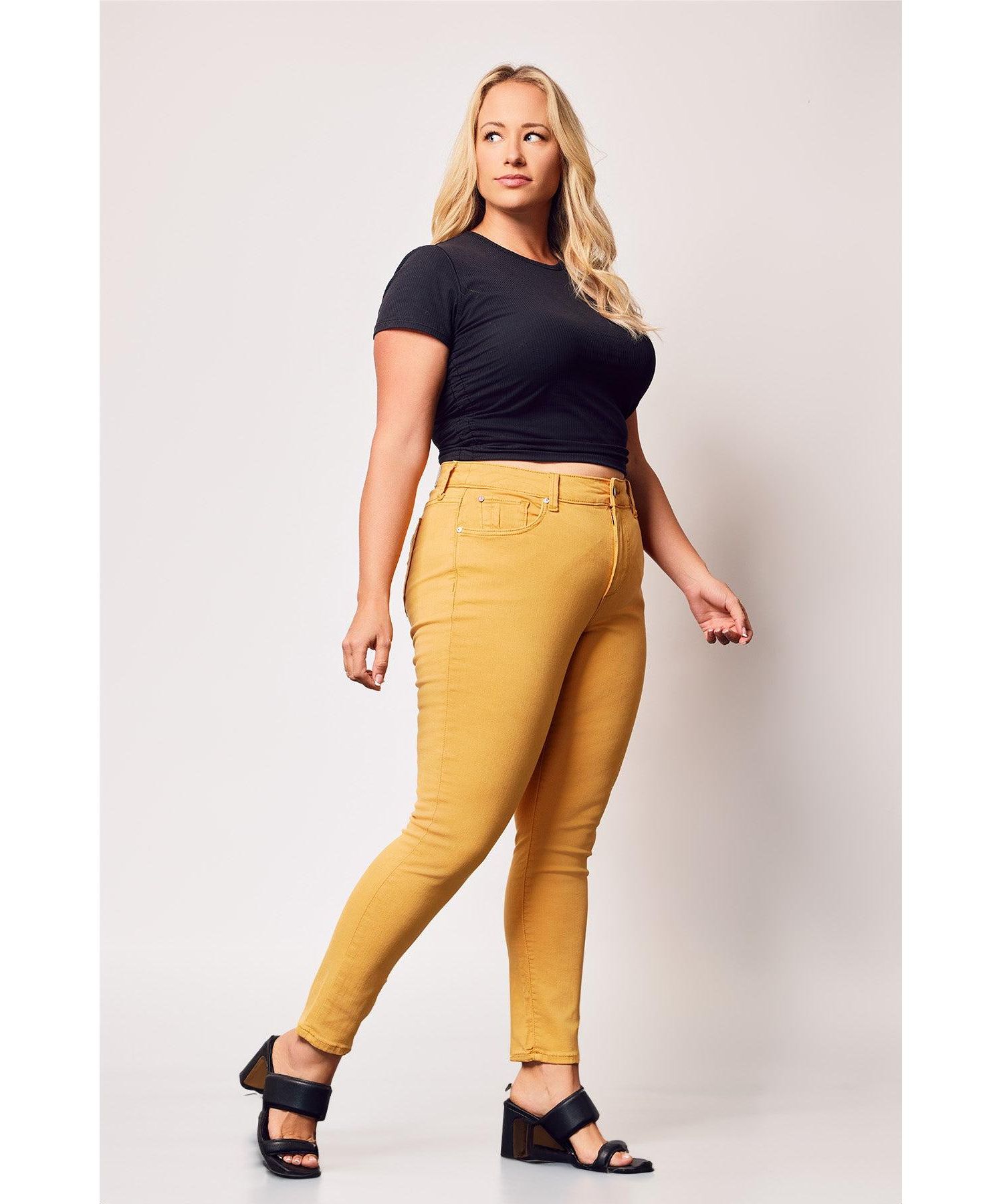Plus Size High Rise Skinny Pants