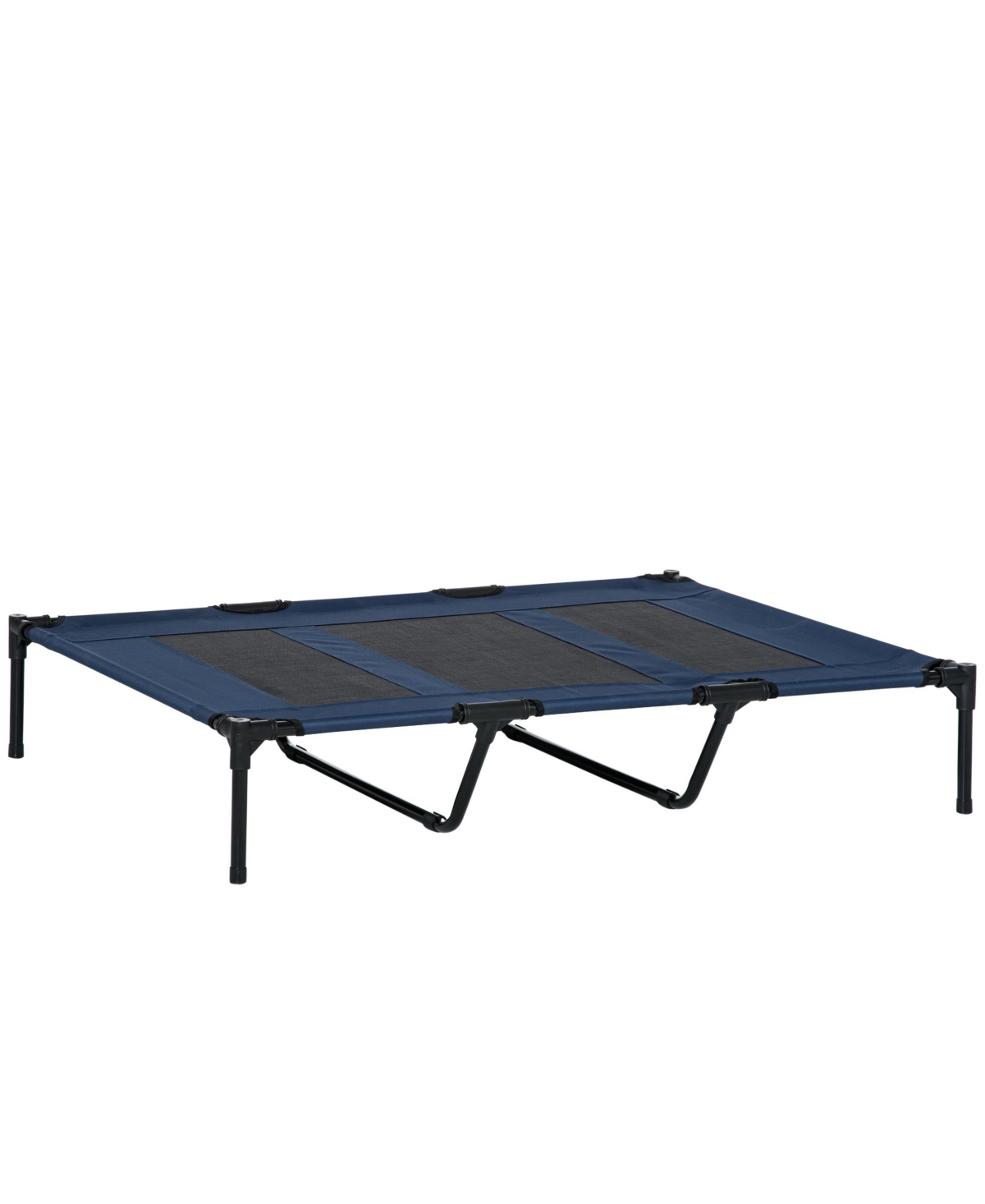 48" x 36" Elevated Breathable Dog Bed w/ Carry Bag Dark Blue - Dark Blue