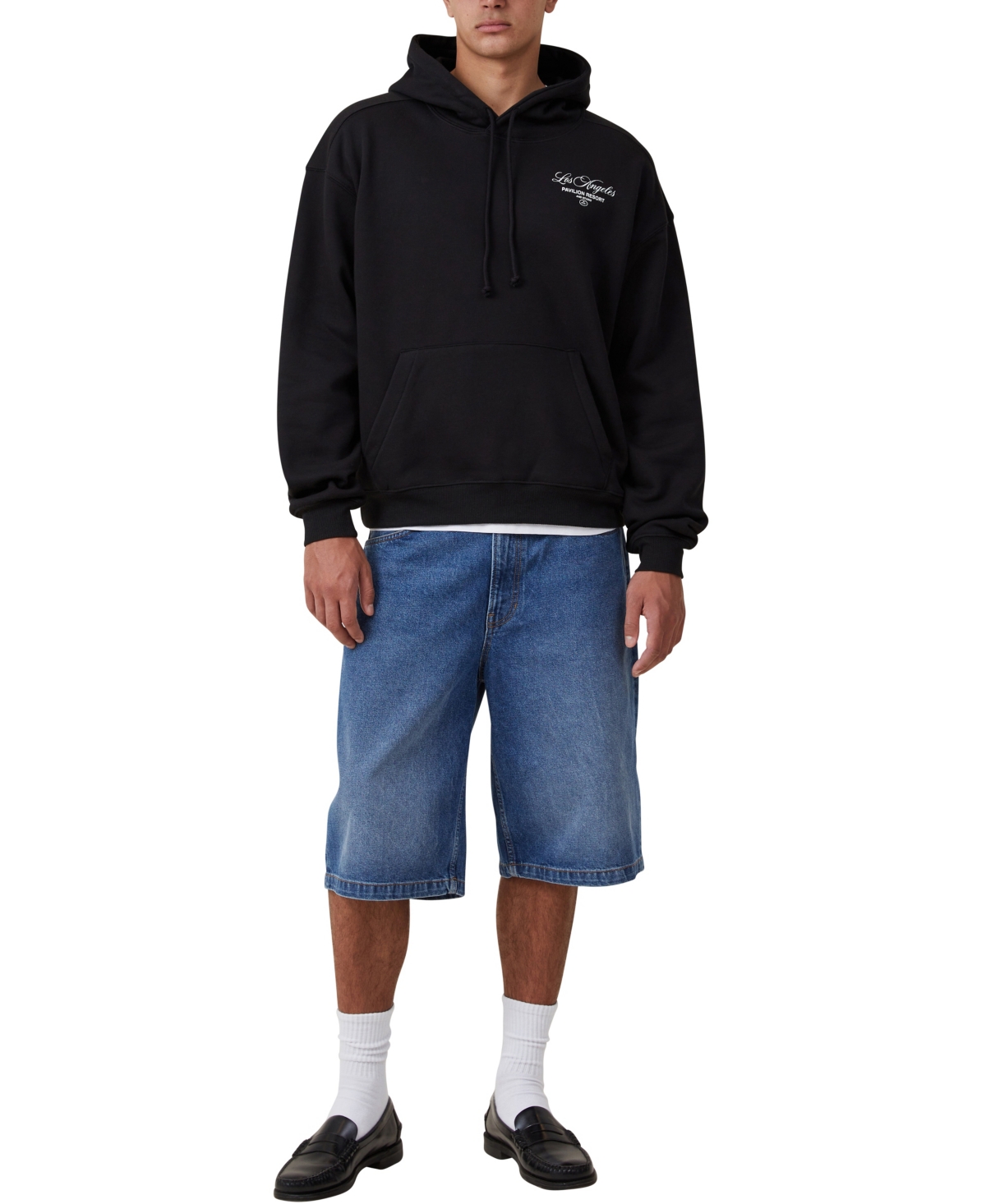COTTON ON MEN'S BOX FIT GRAPHIC HOODIE 