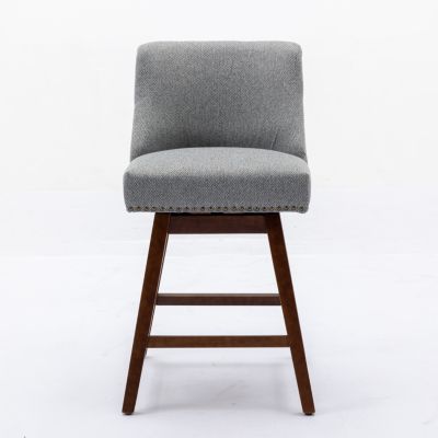 Streamdale Ergonomic Swivel Chair with Curved Back and Cushioned Seat