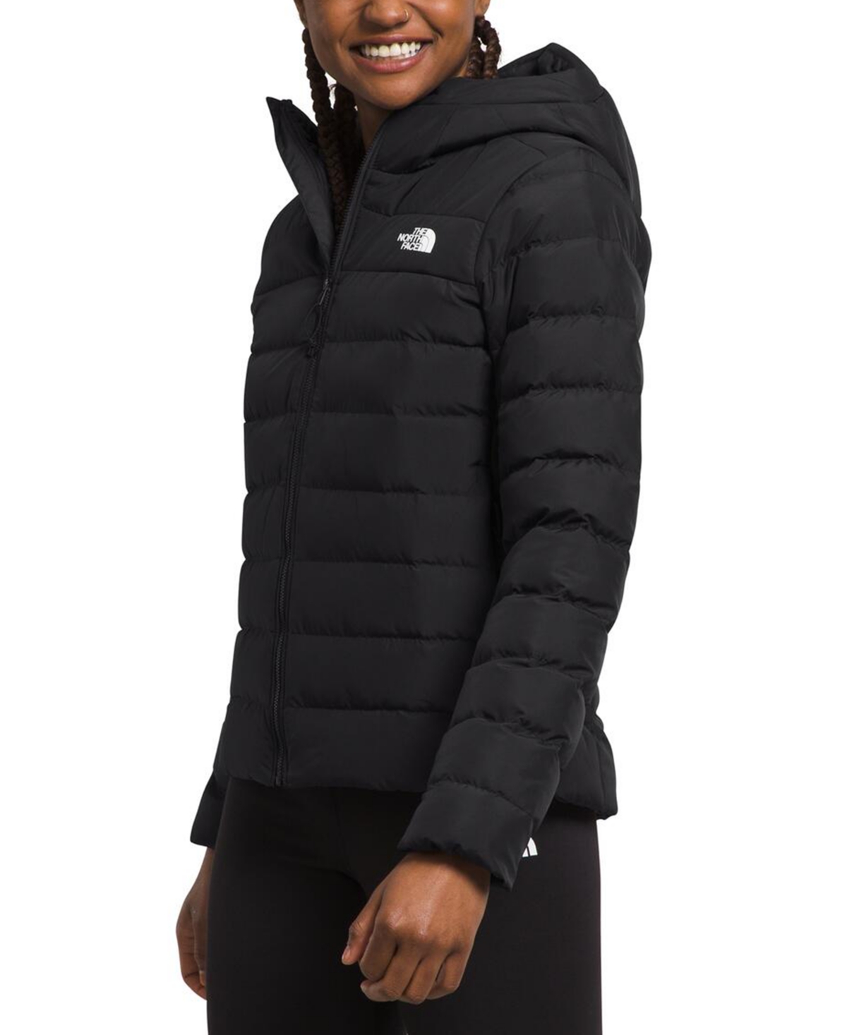 The North Face Women's Aconcagua 3 Quilted Hoodie Jacket In Black