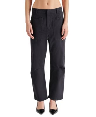Steve Madden - Women's Haniel Barrel-Leg Utility Pants