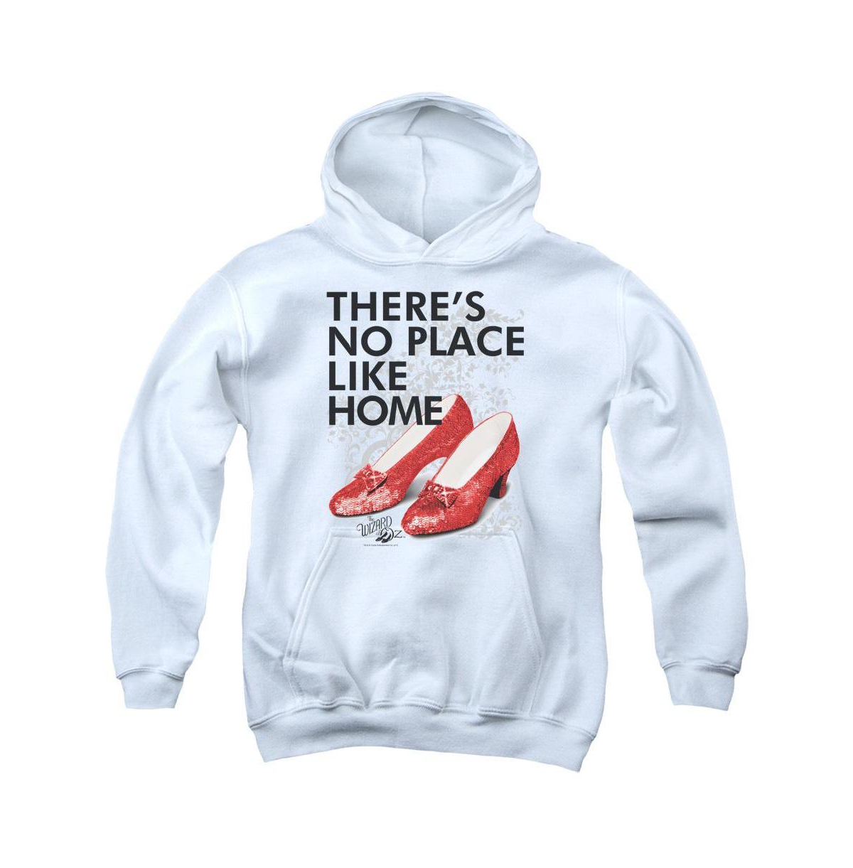 Youth No Place Like Home Pull Over Hoodie / Hooded Sweatshirt - White