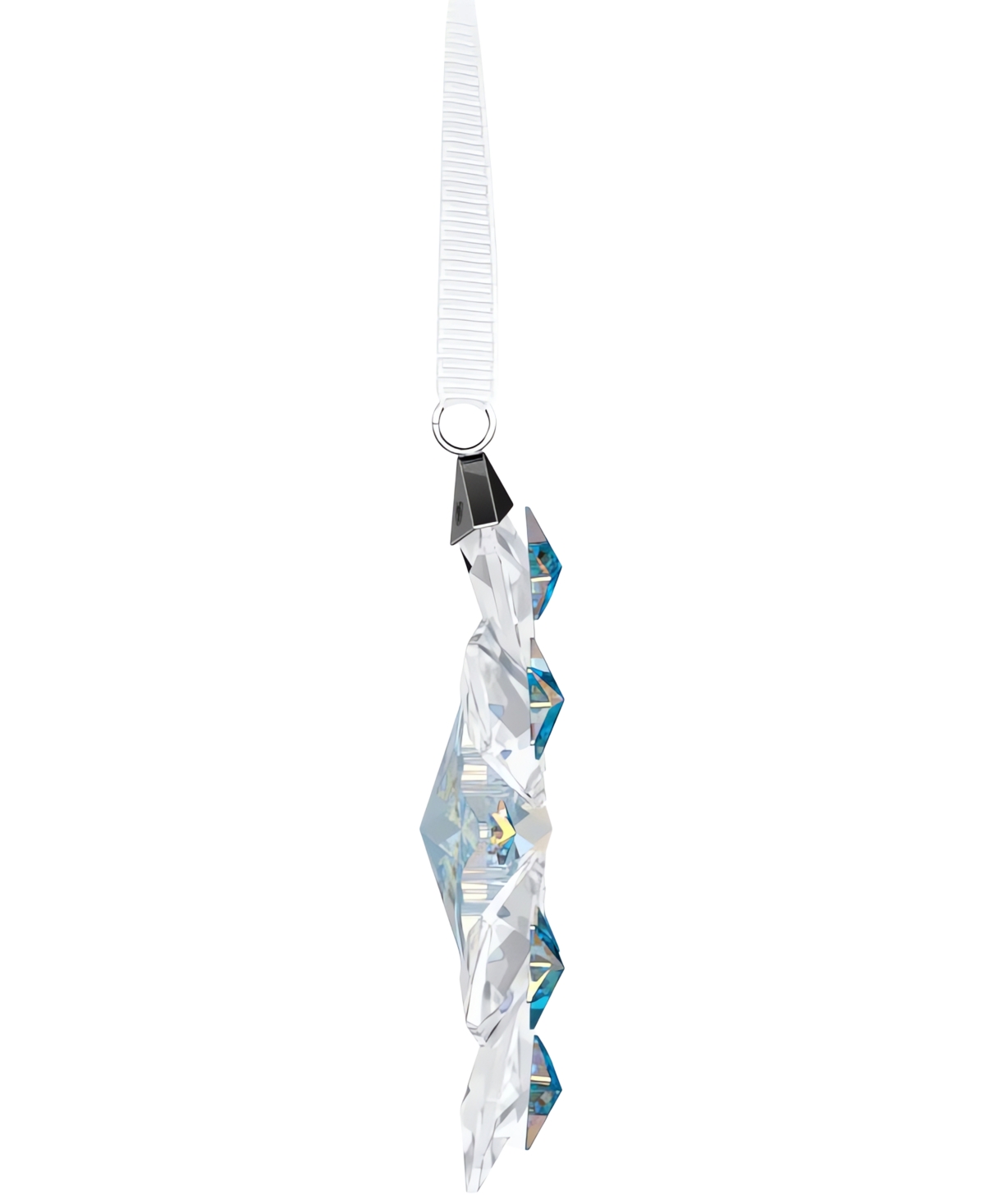 Swarovski Metallic-accent Crystal Snowflake Ornament In No Color