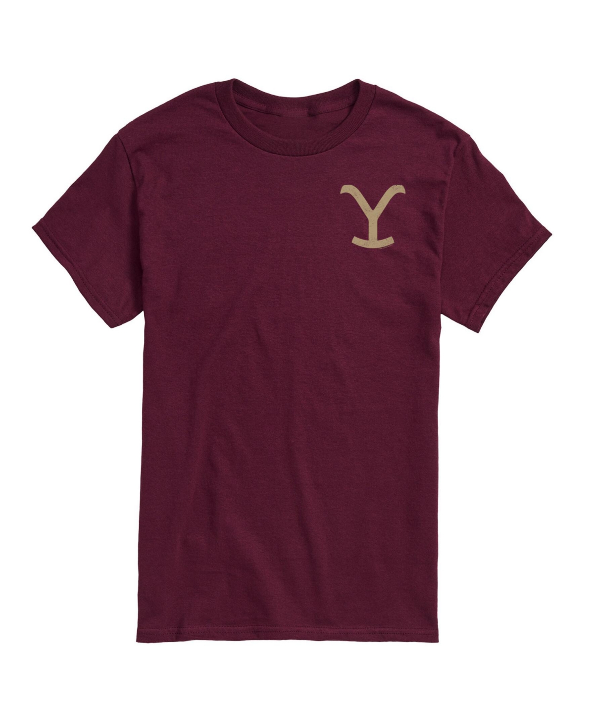 Hybrid Apparel Yellowstone Logo Mens Short Sleeve Tee - Red