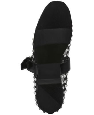 Women's Mellie Buckle Strap Mesh Mary Jane Flats