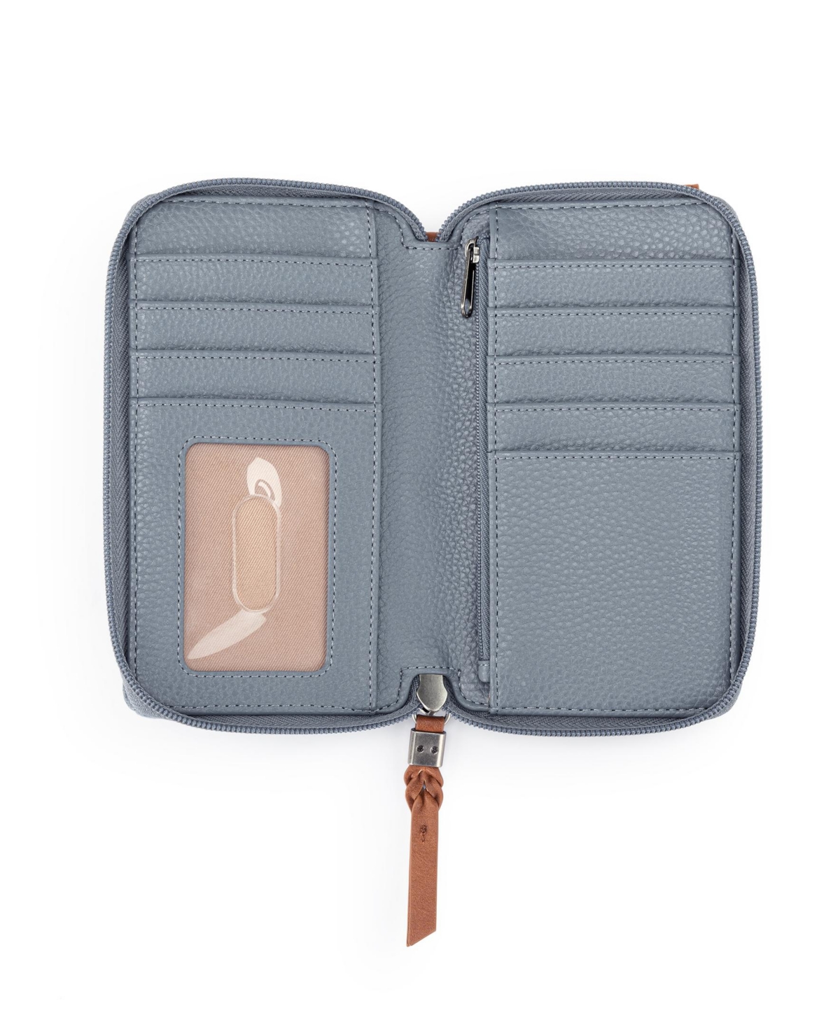 The Sak Silverlake Leather Convertible Smartphone Crossbody Bag In Mushroom Suede