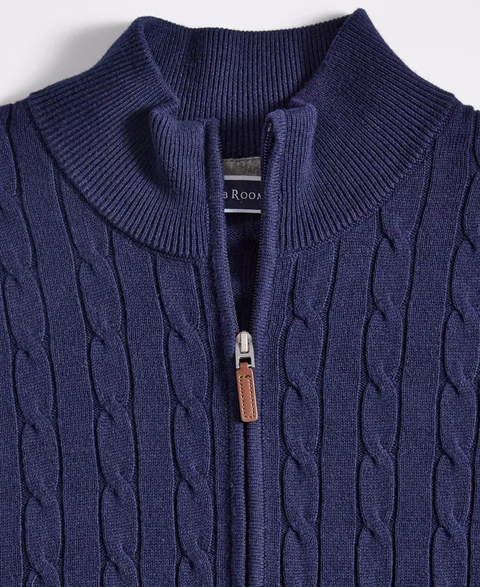 Men's Cable-Knit Full-Zip Sweater - thumbnail 5