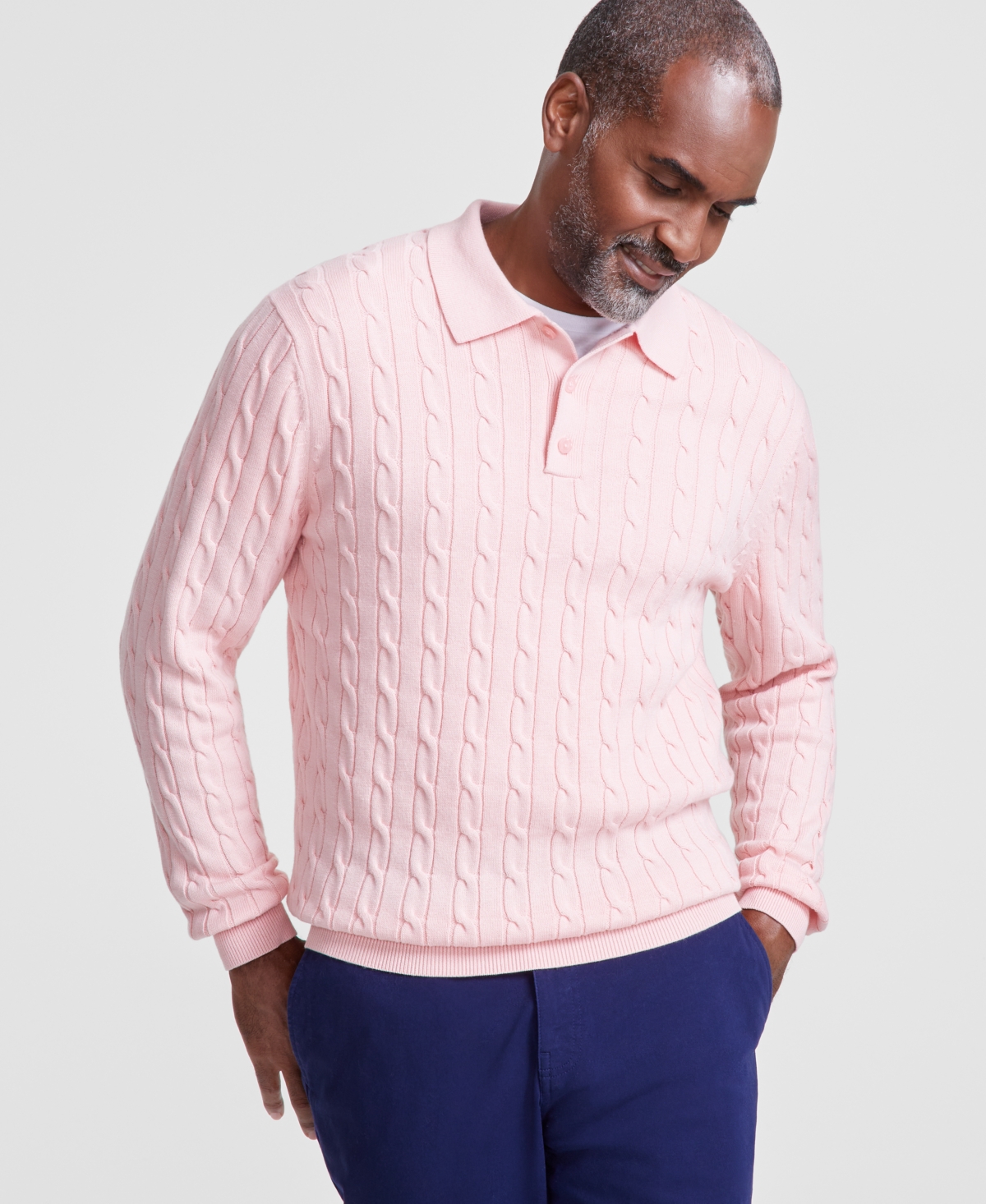 Macy's pink sweater outlet