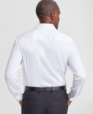 Men's Spread-Collar Sateen Dress Shirt, Created for Macy's