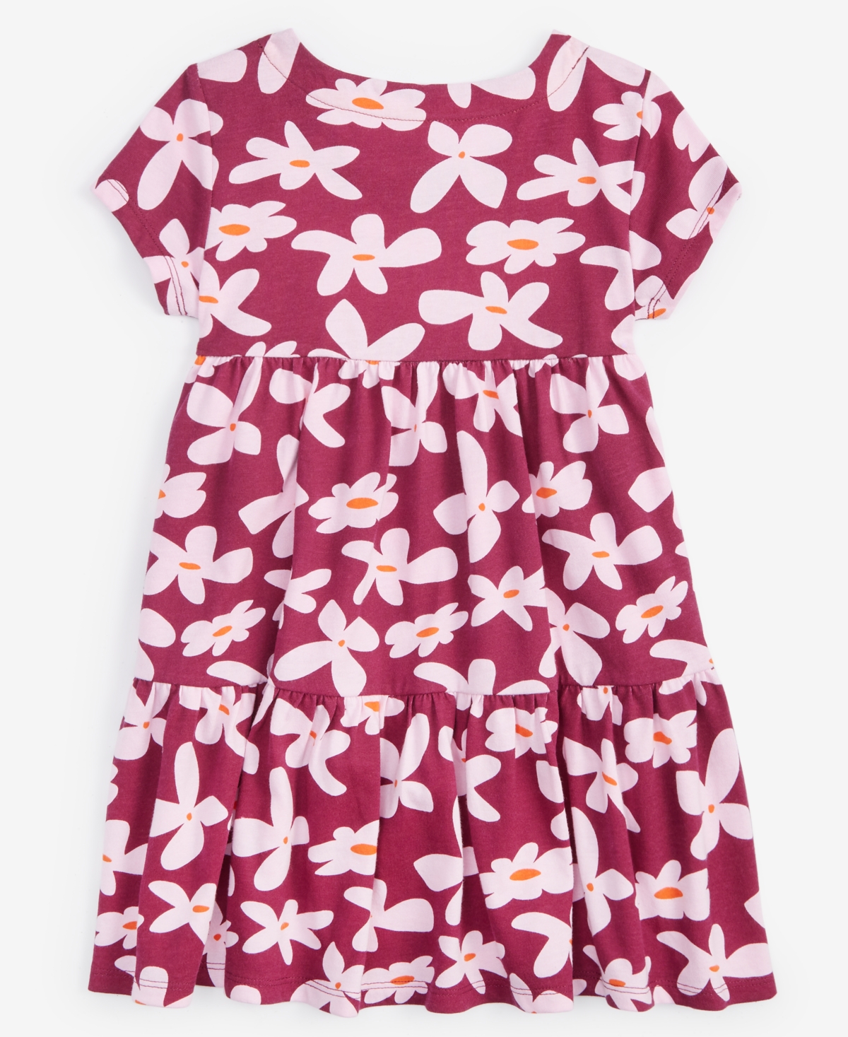 Epic Threads Toddler Girls Groovy Floral Tiered Skater Dress, Created for Macy's