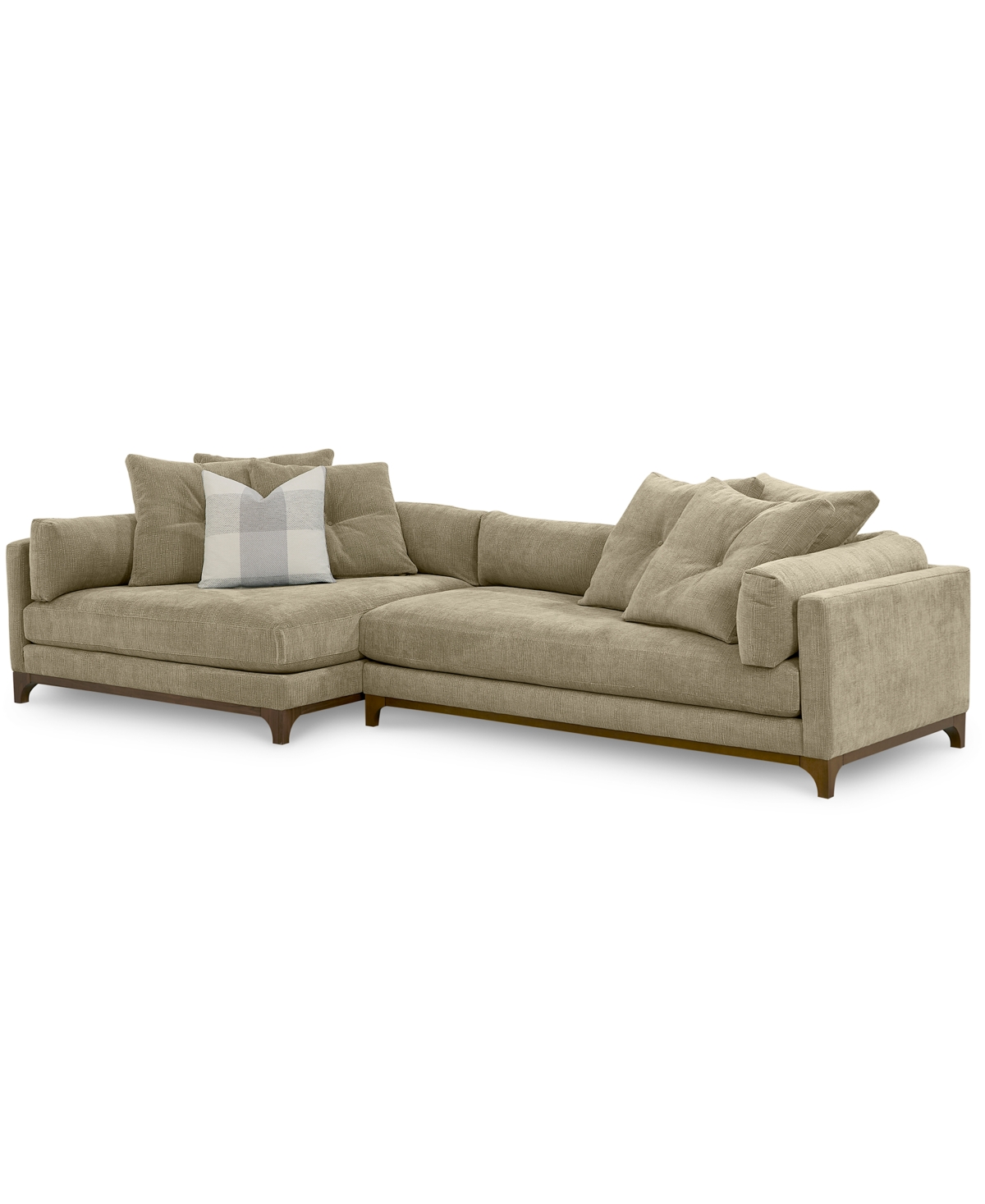 Brendalyn 2-Pc. Fabric Sectional Chaise and Sofa Set, Created for Macy's