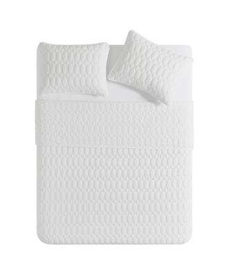 Diamond 3-Piece Quilt Set, Full/Queen