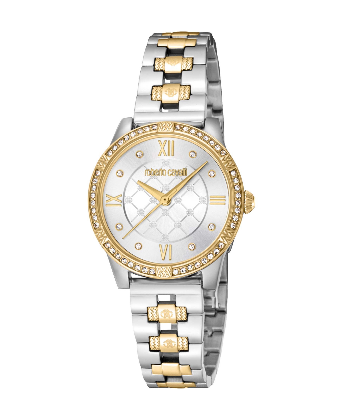 ROBERTO CAVALLI WOMEN'S QUARTZ TWO-TONE STAINLESS STEEL WATCH 30MM 