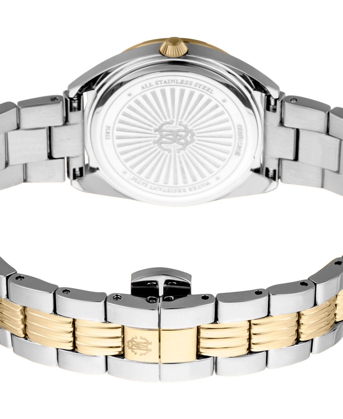 ROBERTO CAVALLI WOMEN'S QUARTZ TWO-TONE STAINLESS STEEL WATCH 30MM 