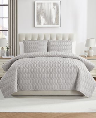 Diamond 3-Piece Quilt Set, King
