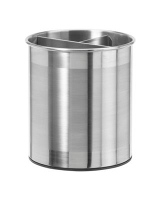 7&amp;quot; Jumbo Stainless Steel Rotating Utensil Holder with Removable Divider
