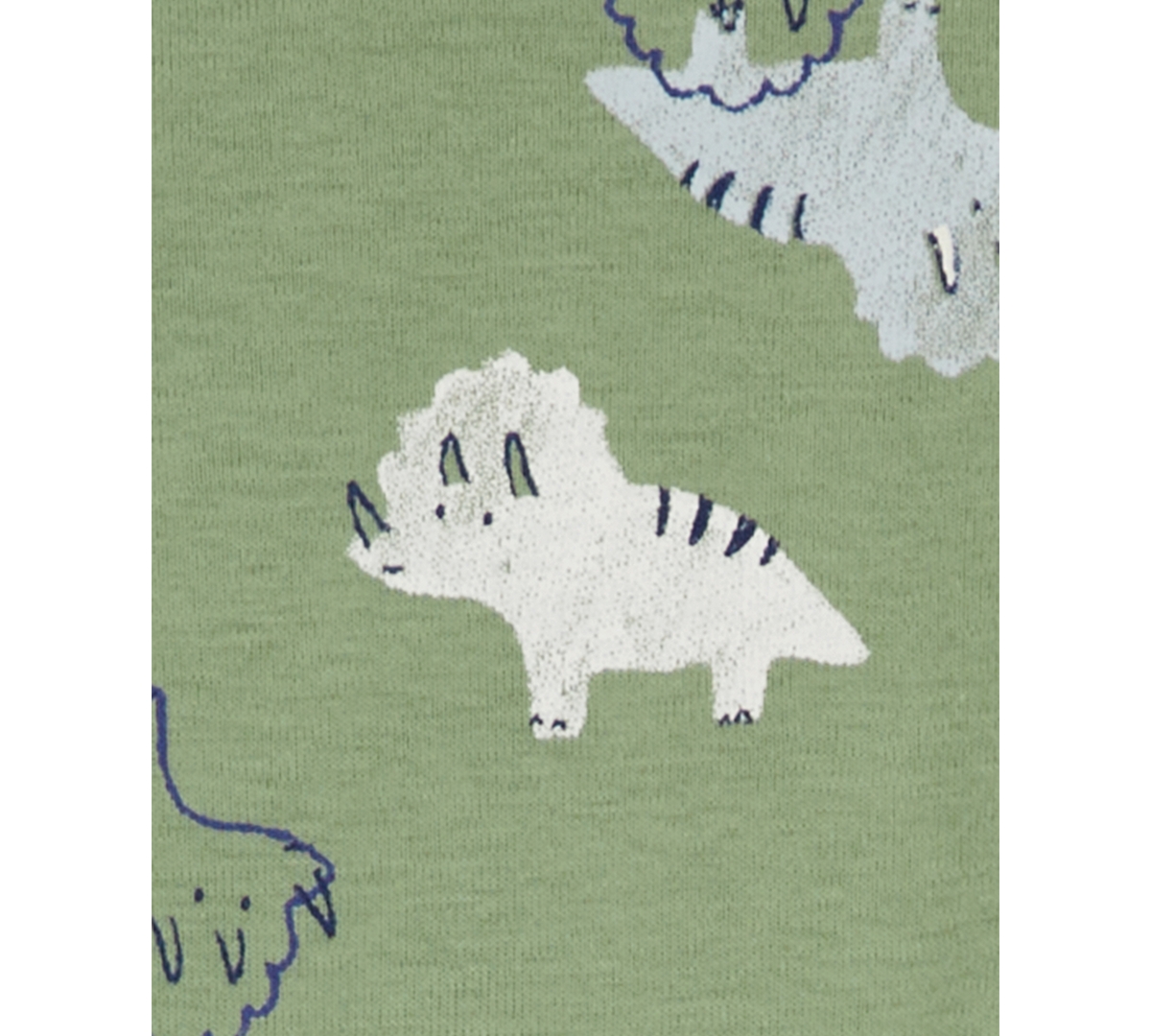 Carter's Baby Boys Cotton Long-Sleeve Dinosaur Bodysuits, Pack of 4