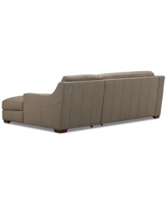 CLOSEOUT! Kovner 2-Pc. Leather Sectional Chaise and Sofa Set, Created for Macy's