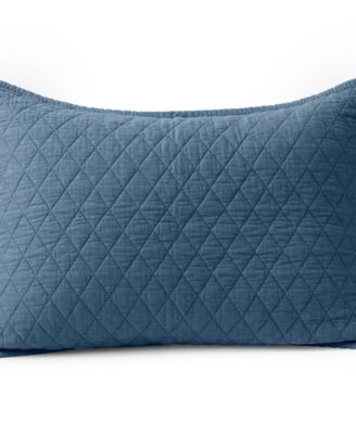 Solid Diamond Double Voile Pillow Sham